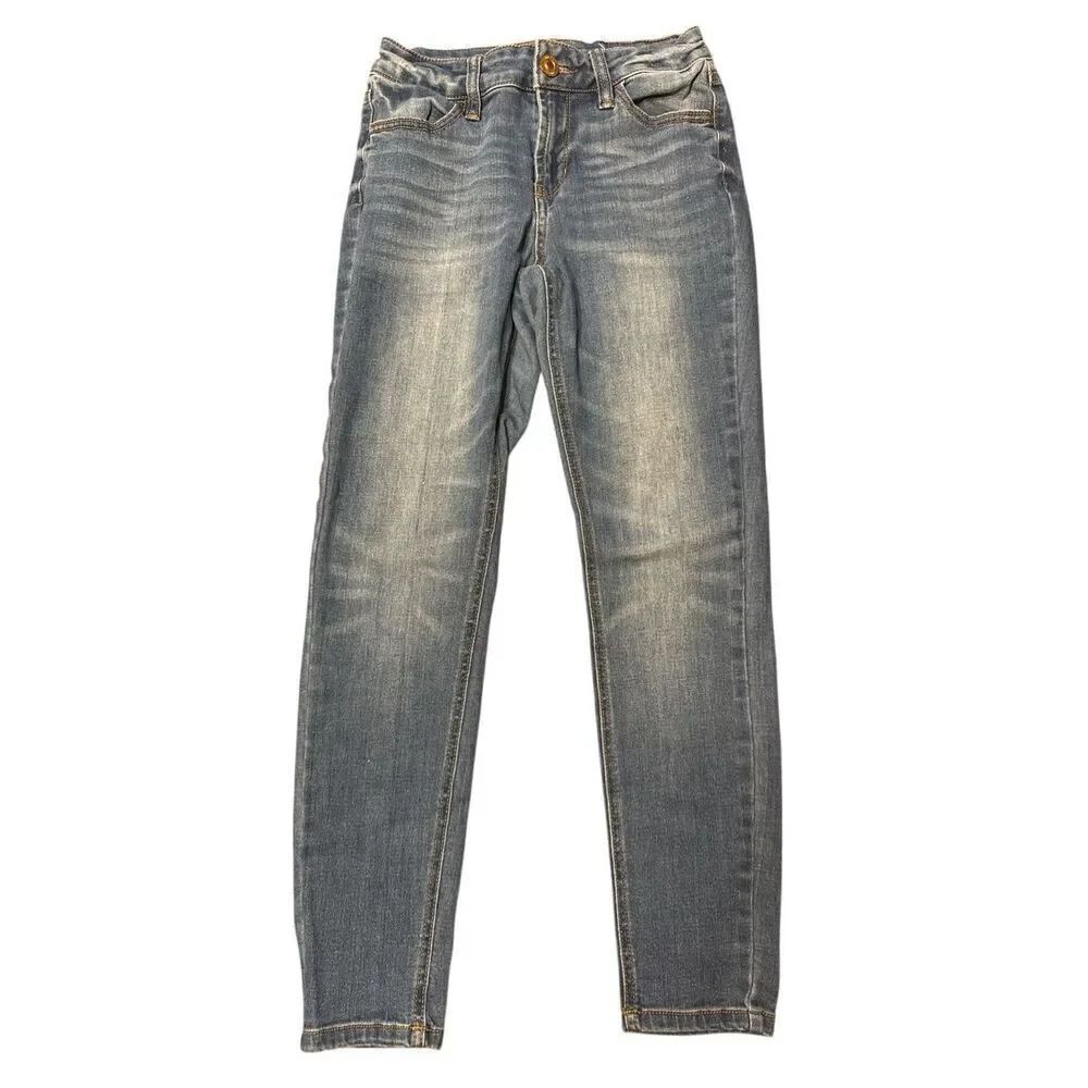 Rue 21 Skinny Jeans Womens Size 2S Mid Rise Medium Wash Denim